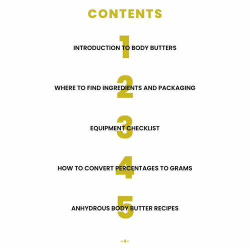Formulating Body Butters Guide