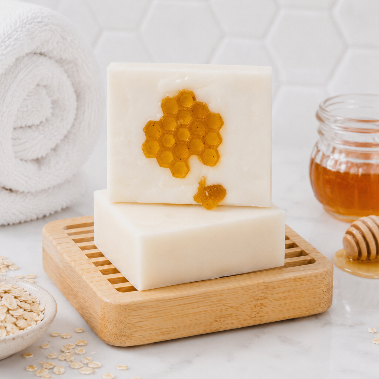 Golden Oats & Honey - Handcrafted Soap